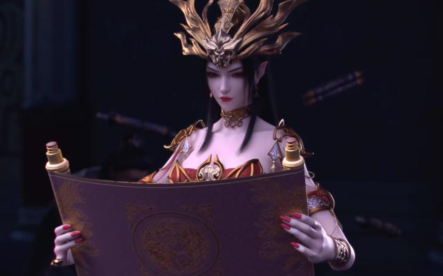 斗破苍穹:美杜莎女王再次出现,上半身细节曝光,颜值太绝了