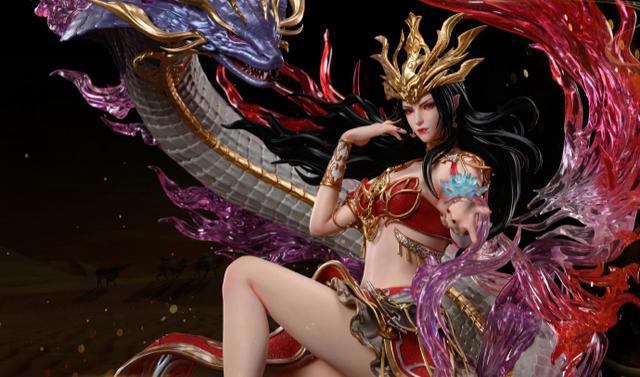 《斗破》美杜莎女王又一手办上线,腿部线条好绝,是心动的感觉