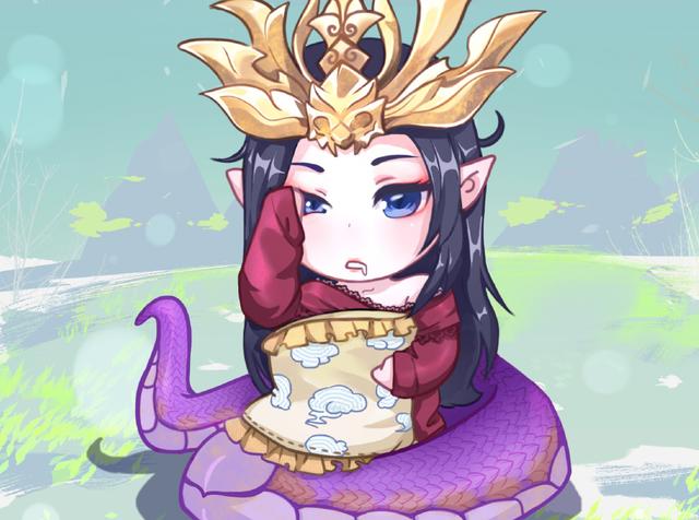 斗破苍穹：美杜莎化身小萌宠，穿着睡衣也不忘戴皇冠