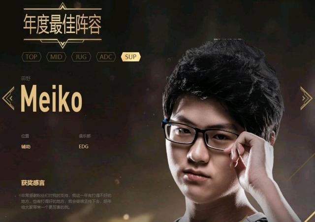 LPL历年最佳辅助,流水的年份,铁打的辅助