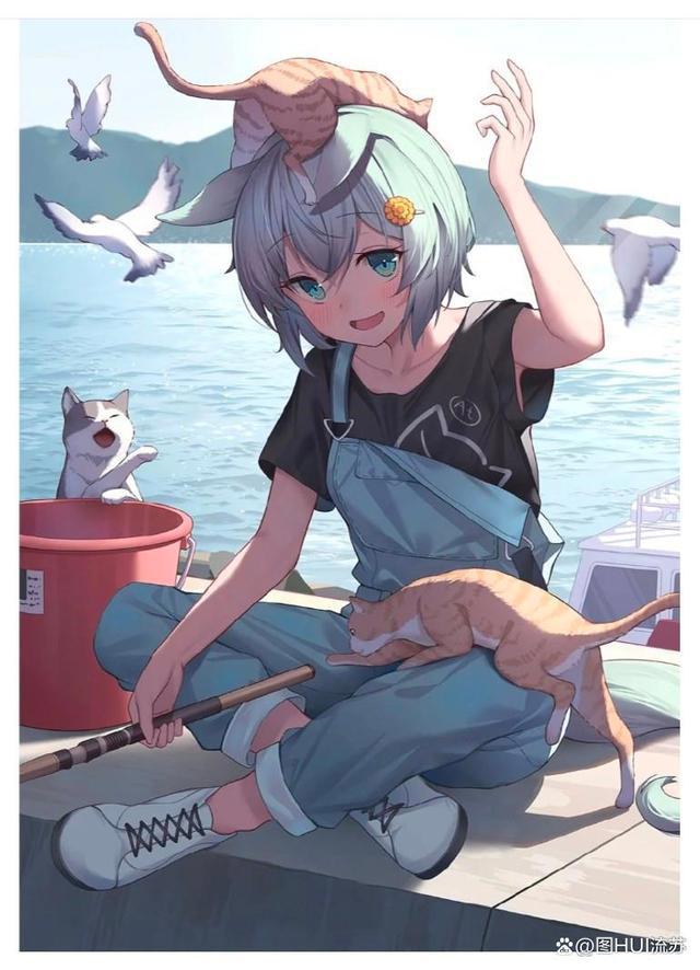 今日二次元少女壁纸美图