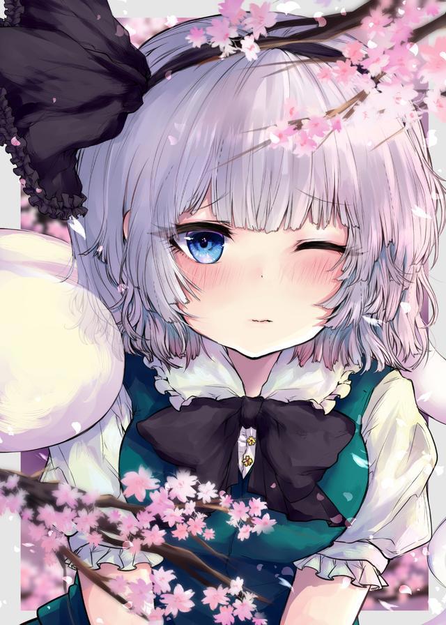 动漫壁纸：可爱的二次元美少女们望君喜欢，精选大神们的插画美图