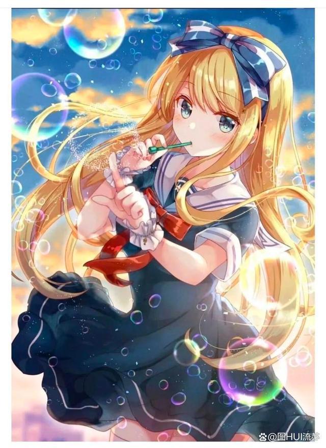 今日美图二次元少女可爱壁纸