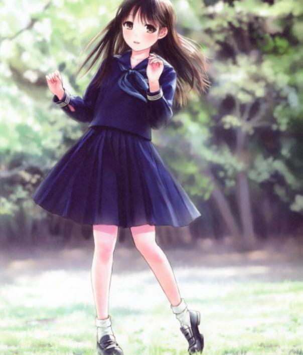 萌萌哒动漫人物美图图集！小清新的女生最美了，真好！