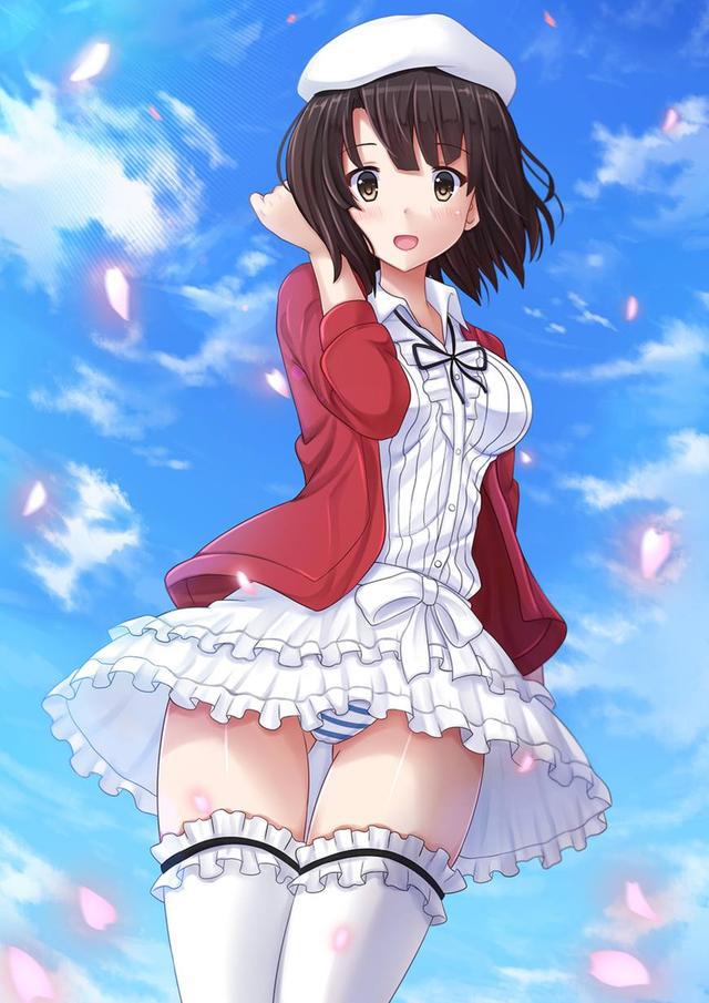 二次元美图欣赏：图1美如画，图4起大风，图5蓝白条胖次