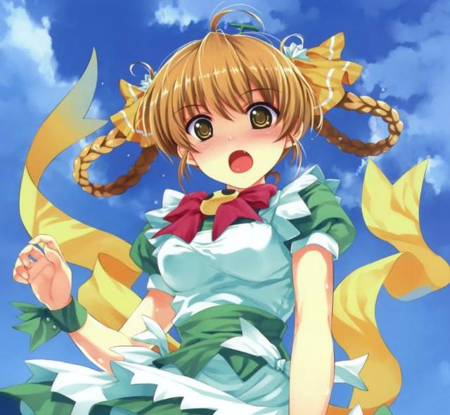 动漫美图：二次元金发女生，这样的女生真的讨人喜！