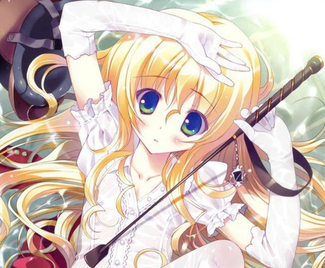 动漫美图：二次元金发女生，这样的女生真的讨人喜！