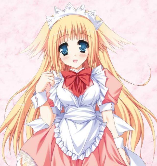 动漫美图：二次元金发女生，这样的女生真的讨人喜！