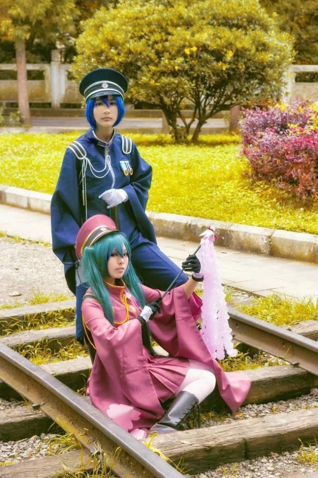 COS美图：VOCALOID——千本樱&神威，这个画风好棒！