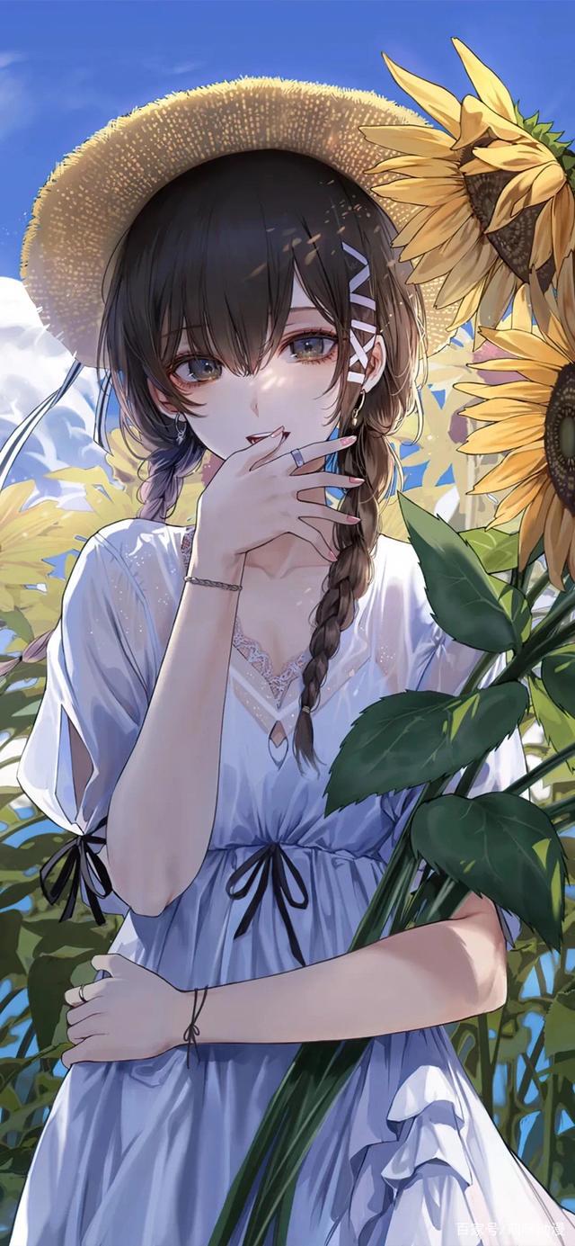 二次元动漫美图画师国庆假期马上结束，可我爱你的心满满！