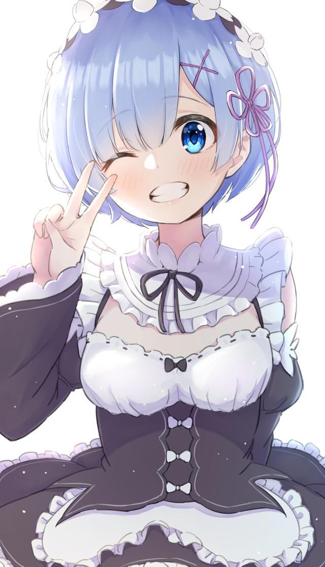 P站美图推荐！剪刀手特辑二次元女生头像