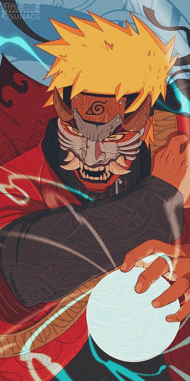 当《火影忍者》全员佩戴“般若面具”,瞬间化身鬼神忍者!