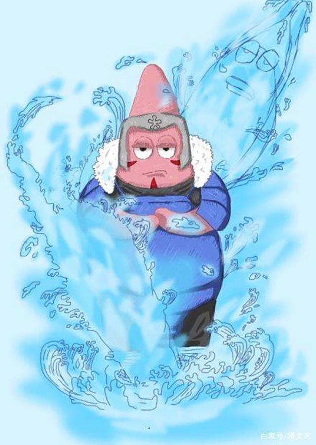 海绵宝宝：当派大星cos火影忍者人物，宇智波大星就这么降临了