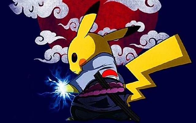 皮卡丘cos火影忍者，佐助“傻”气逼人，皮卡鸣一脸严肃