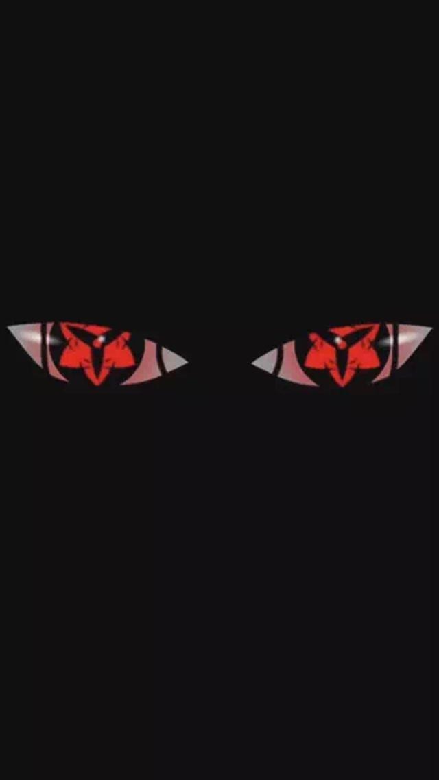 睁眼壁纸，火影忍者写轮眼系列