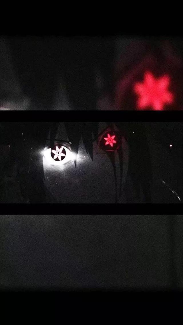 睁眼壁纸，火影忍者写轮眼系列