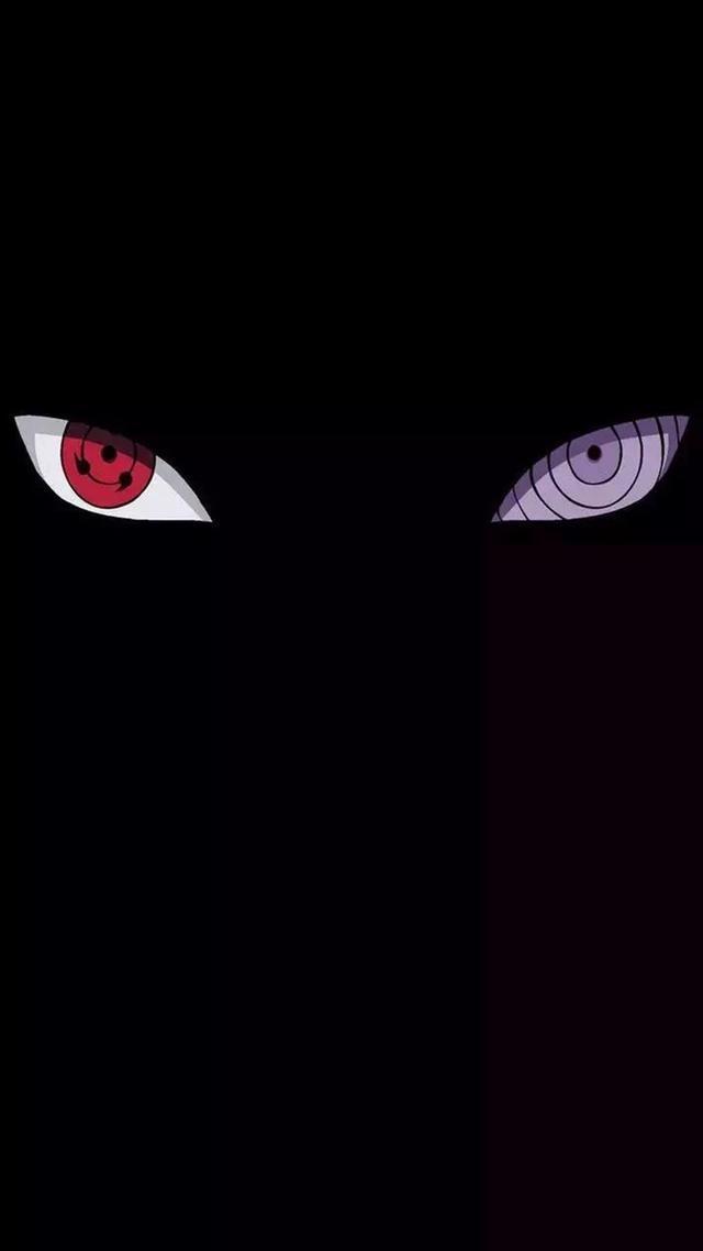 睁眼壁纸，火影忍者写轮眼系列