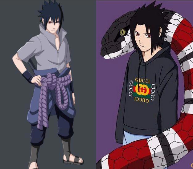 当火影遇上潮牌,佐助变阴郁小王子,卡卡西随时都能给你来段B-box