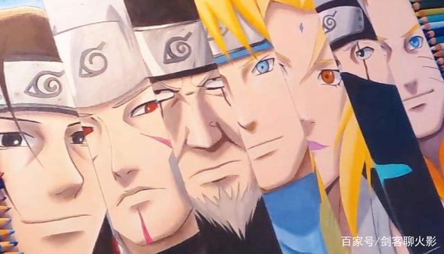 看看历代火影童年时期的照片,四代从小就会撩妹,纲手特别爱钱