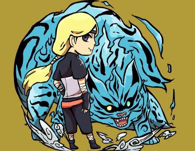 火影九大尾兽变Q版画风,奇拉比八尾友情破裂,守鹤“胖成球”