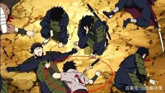 火影忍者中的穿帮镜头,卡卡西意外阵亡,两米大长腿的佐助穿越了