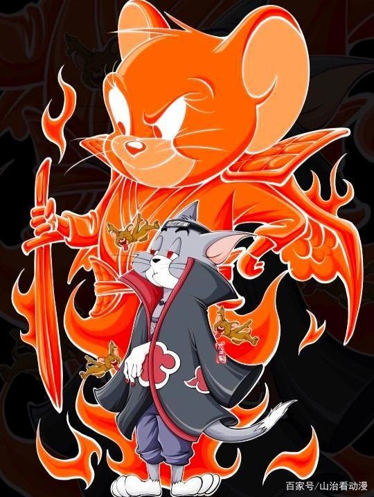 当猫和老鼠遇上火影忍者，六道汤姆猫太可爱，斑的须佐霸气侧漏