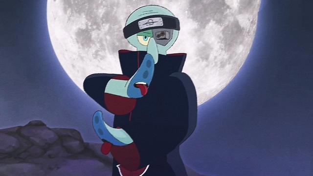 火影晓组织×海绵宝宝，派大星成为佩恩天道，是否符合你的期待？