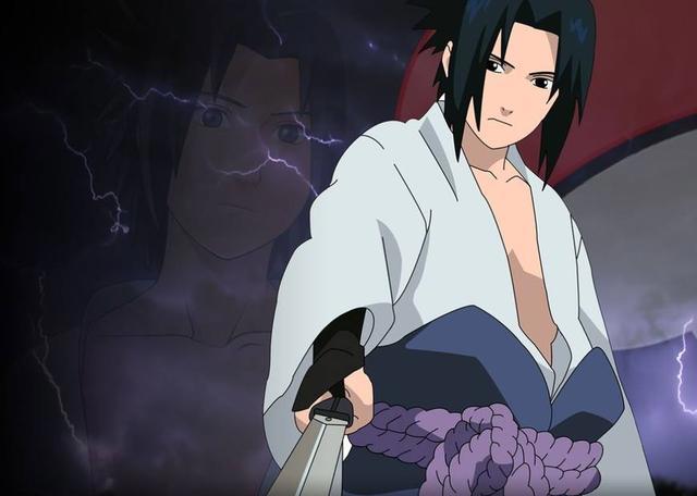 火影忍者动漫美图：宇智波佐助小时候原来这么可爱呀！