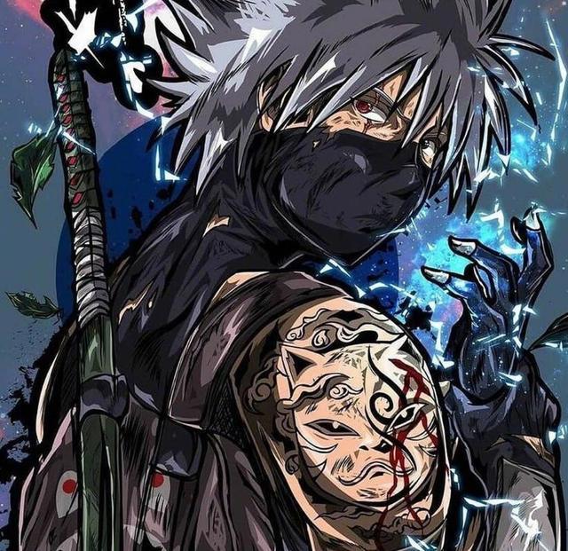 火影:炸裂版的人物肖像图,虽然很炫酷,但是也太无情了一点