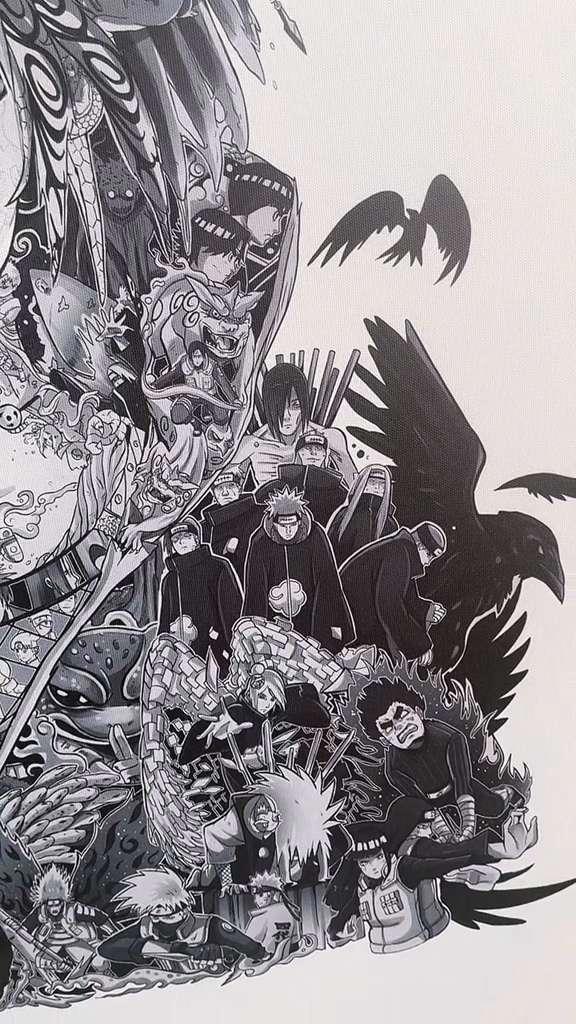 震撼！神级《火影忍者》同人肖像图，一个鼬神囊括了全漫角色！