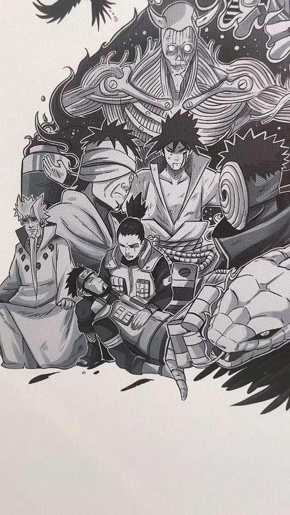 震撼！神级《火影忍者》同人肖像图，一个鼬神囊括了全漫角色！