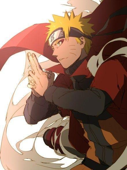 火影忍者鸣人迷想要收藏的图片，九尾模式真的帅炸天