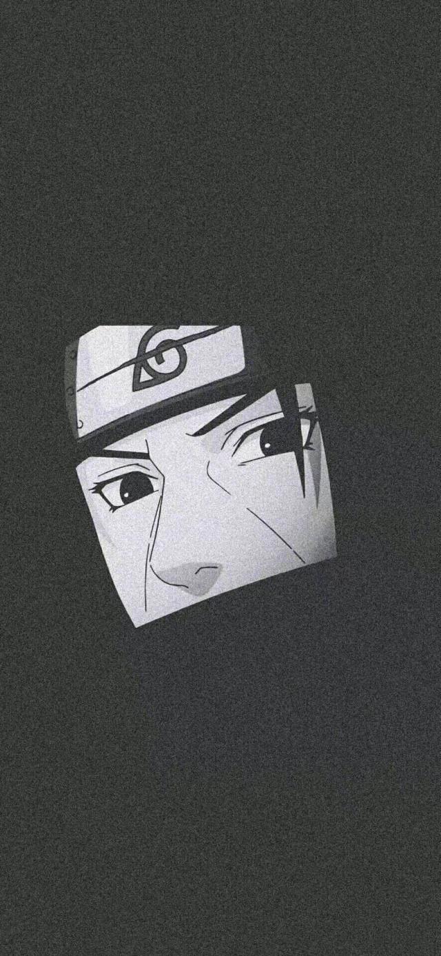 黑白色调的火影忍者潮图，每一张都可以做壁纸！