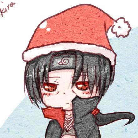 火影圣诞头像：全员戴上圣诞帽，鼬是个小可爱，佐助咋还变色了？