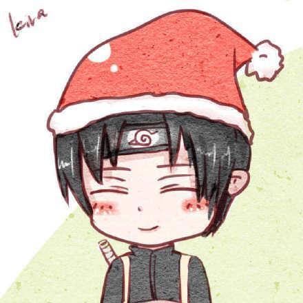 火影圣诞头像：全员戴上圣诞帽，鼬是个小可爱，佐助咋还变色了？