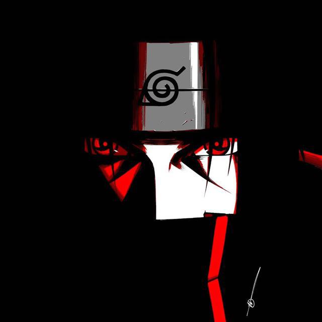 火影忍者“一念成魔”头像，直接让你炸裂的画风，你绝对没有见过