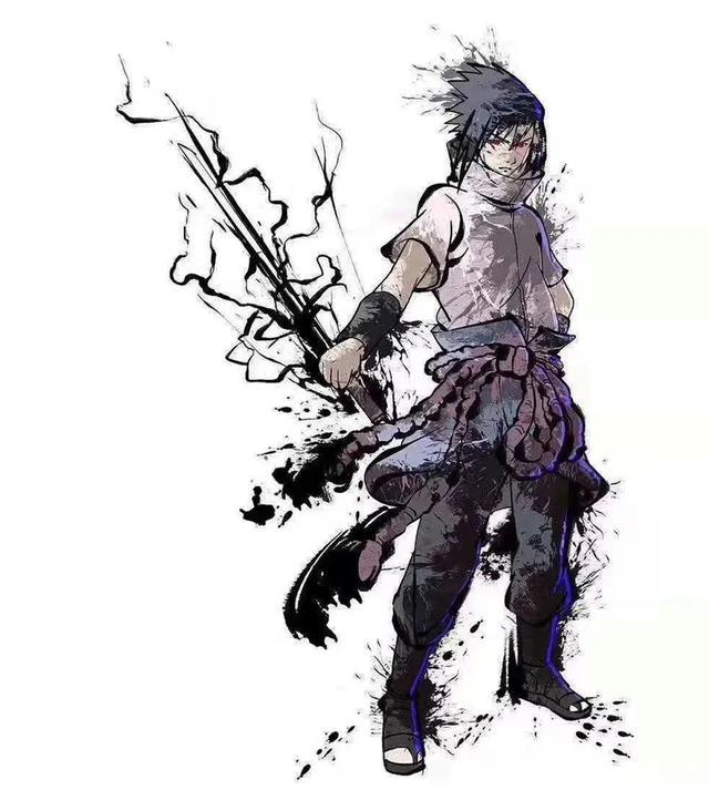 《火影忍者》水墨壁纸,春野樱英气十足,波风水门帅炸了