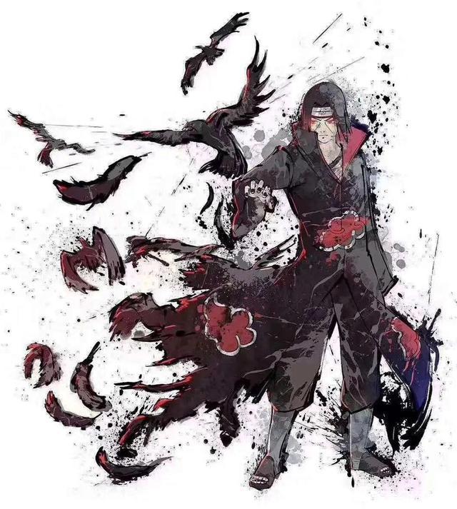 《火影忍者》水墨壁纸,春野樱英气十足,波风水门帅炸了