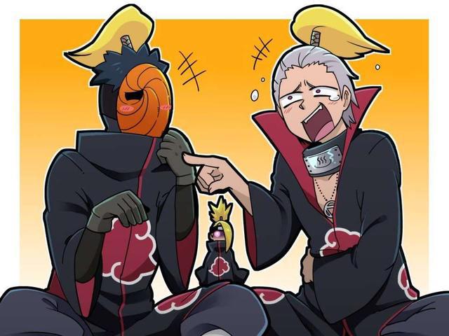 可爱的火影忍者晓组织成员高清头像