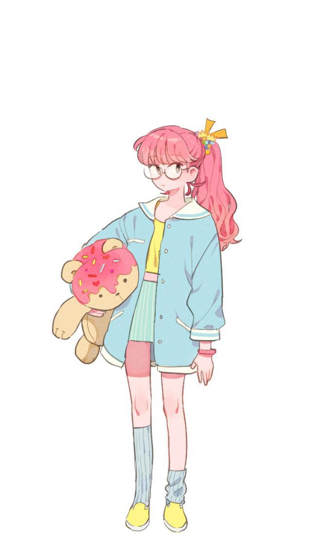 动漫二次元少女——极简主义，从简去繁