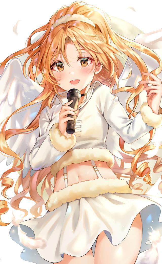 二次元美少女插画，这么可爱一定是宅男喜欢的类型