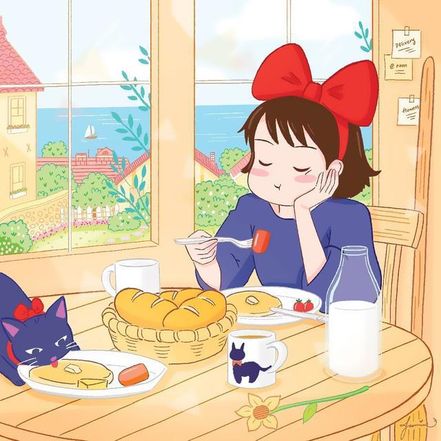 好看的动漫风背景图、平板壁纸