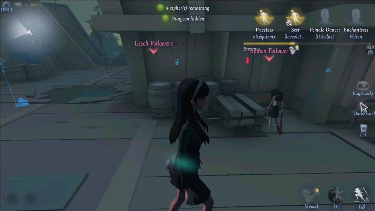 第五人格：黄衣之主的蓄力刀刀气最长，女巫的移速最快