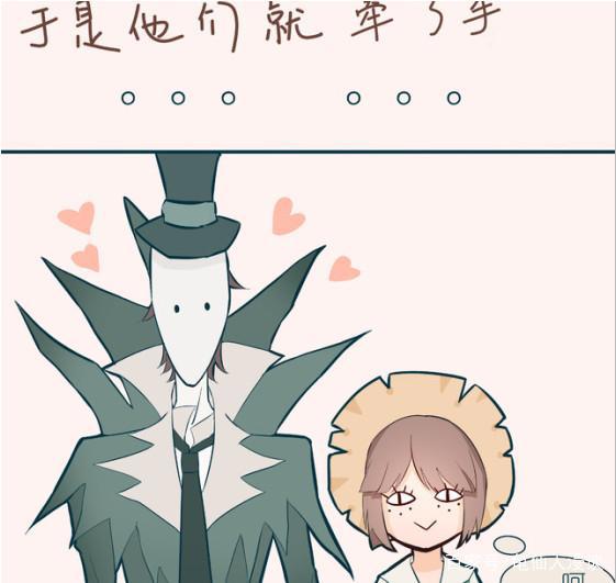 第五人格：杰克和佣兵奈布牵手成功，两人幸福瞬间爆棚……