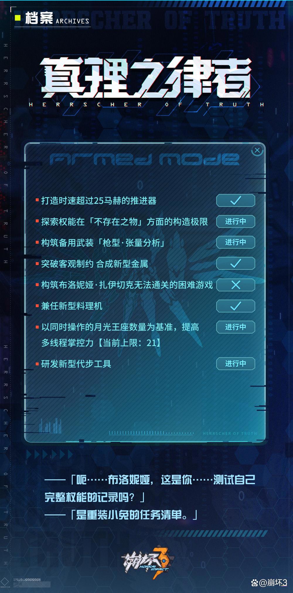 布洛妮娅「真理之律者」档案公开！