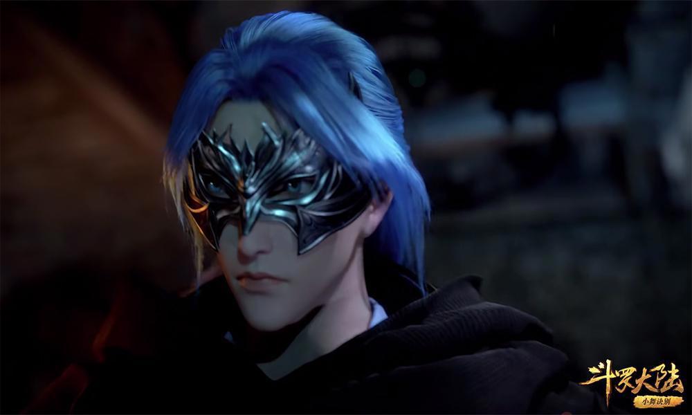 斗罗大陆：粉丝自制唐三女儿，颜值比小舞还高，蓝色发型好高级