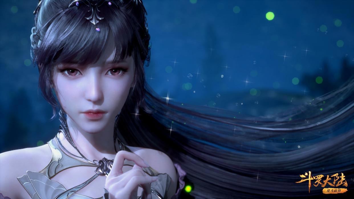 斗罗大陆:唐三一家的颜值巅峰,唐舞桐唐舞麟多带混血