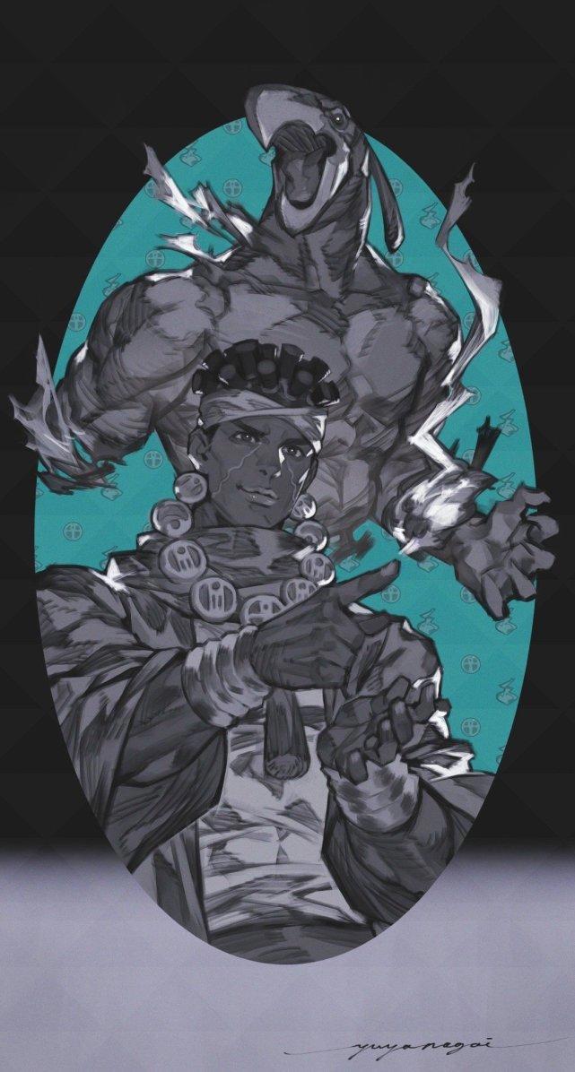 JOJO:永井悠也笔下的第三部主角团,无大卫线,花京院很嫩