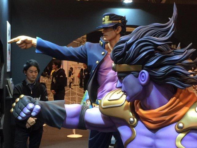 JOJO：195cm的等身承太郎好帅气，网友：去合影都没法同框！