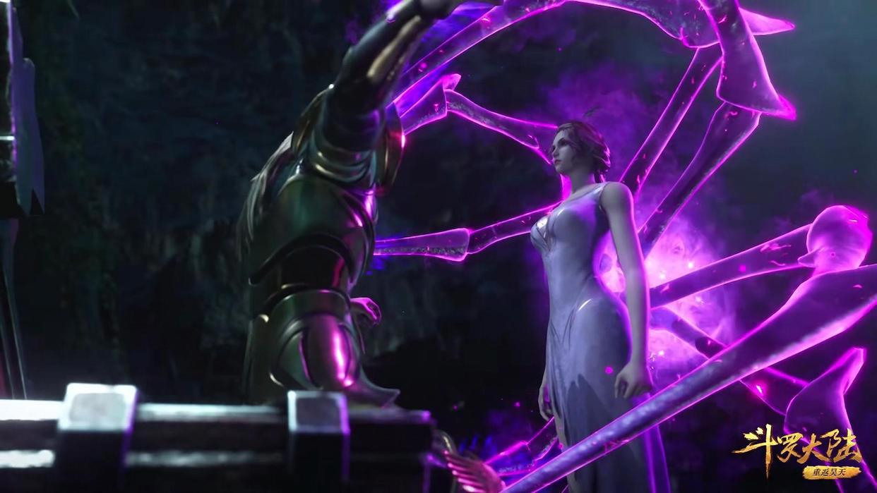 斗罗大陆：比比东称帝画面再现刁钻镜头，绝美身材根本藏不住